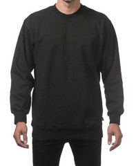 Pro Club Men’s Heavyweight Plain Crew Neck Fleece Pullover Sweatshirt Sweater