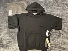 NWT Fear of God Essentials Black Hoodie Size XXS 100% Authentic✅