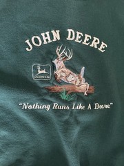 Vintage 90s John Deere “Nothing Runs Like A Deer” Sweatshirt Crewneck Mens Large