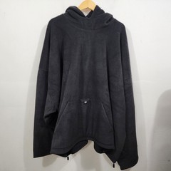 Yeezy Gap Engineered by Balenciaga Polar Fleece Padded Hoodie Black Oversized 2X