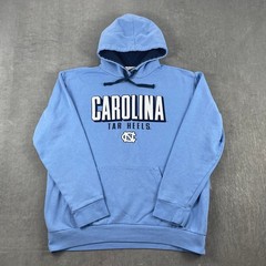 Carolina Blue UNC Tar Heels Champion Mens L Hoodie Embroidered Pullover