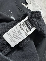 Vivienne Westwood Black Big Logo New Sweatshirt Luxury