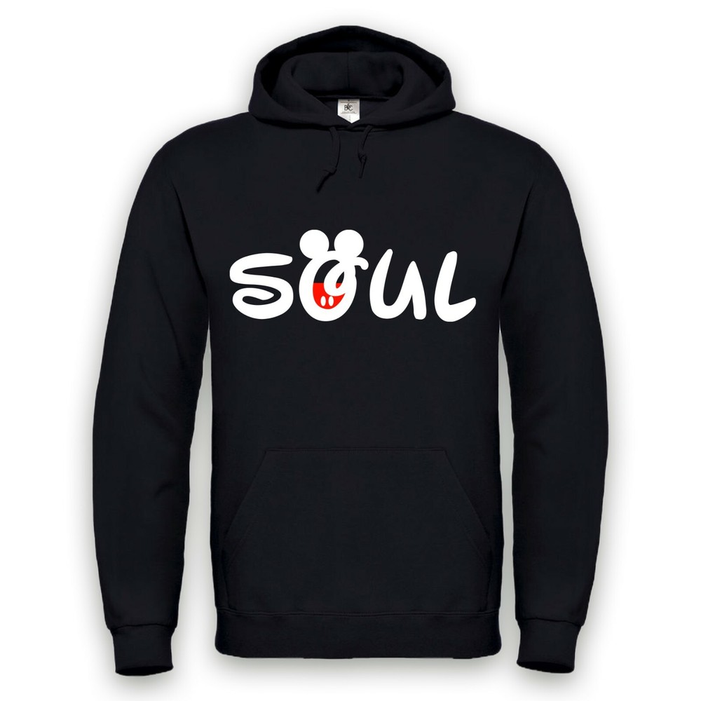 Soul Mate Hoodie Hooded Pullover Partner Couple Valentine Black Sizes XXS-5XL