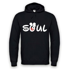 Soul Mate Hoodie Hooded Pullover Partner Couple Valentine Black Sizes XXS-5XL