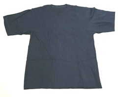 New Men’s Solid Casual Navy Blue T-shirt – Size Medium – 100% Cotton – Soft