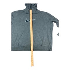 Nike Men’s Hoodie Pullover Sweatshirt Gray Cotton Polyester Blend Size 2XL