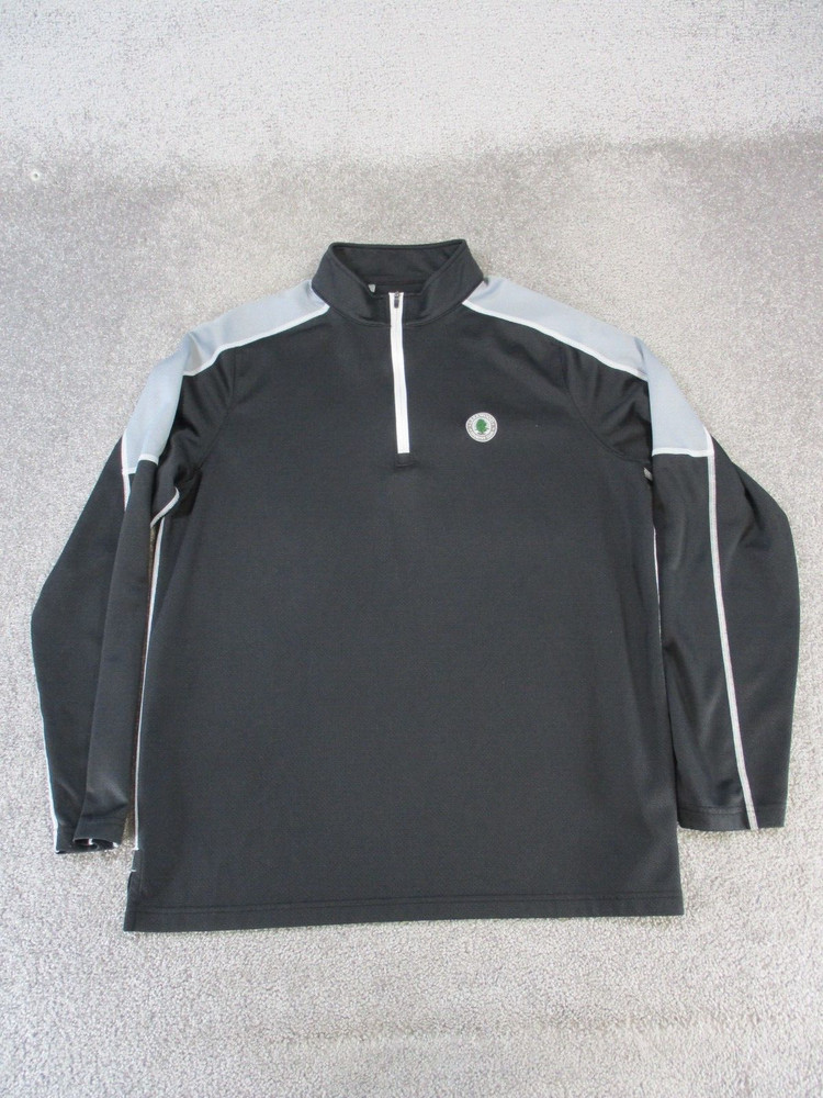 Under Armour Sweater Mens Xl Black Gray All Season Gear Running *Logo