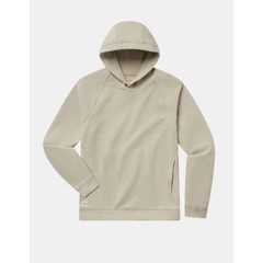Mantra Essential Hoodie Men M Tan Pima Cotton Tencel Raglan Sleeve Pullover Soft