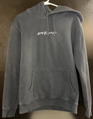 Yes Theory Seek Discomfort Graphic Hoodie Mens Small Other Side of Fear