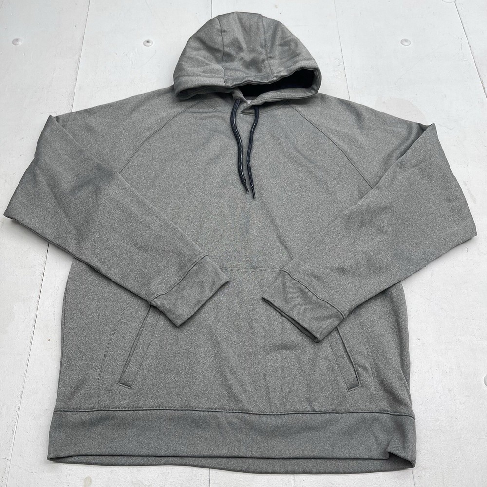 Sport Tek Grey Long Sleeve Pullover Hoodie Mens Size Large