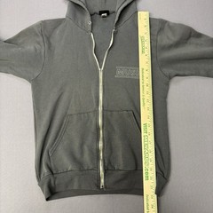 Vintage Y2K 00s Muse Band Zip Up Sweatshirt Sz Small Gray Promo A20