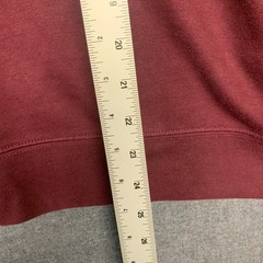 Champion Unisex Sweatshirt L Maroon Authentic Athleticwear Crewneck Script Logo