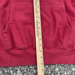VTG Taft University Hoodie Mens Small Red College School Law Sports Outdoor Y2K