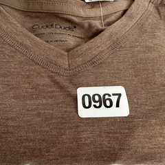 NWT Cuddl Duds Men’s XXL Brown Long Sleeve Crew Neck Pullover Tee