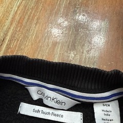 Calvin Klein Black & White Logo Pullover Sweatshirt Small Mens Comfy Cozy