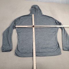 Nike Yoga Hoodie Mens Extra Large Gray Sweatshirt Full Zip Dri Fit FB7778 065