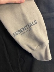 Fear of God Essentials Exclusive Hoodie Tan Brown Mens XXS Sweatshirt Oversized