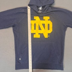 Notre Dame Johnnie O Hoodie Men’s Size Small Blue Play Like A Champion Football