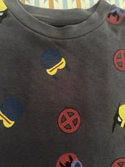 Marvel X-Men Men’s Crewneck Pullover Sweatshirt Gray M Wolverine Cyclops