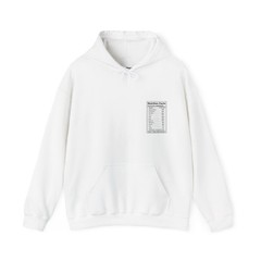 Burgundy Nutrition Facts Hoodie Unisex | Motivation Graphic Streetwear Meko