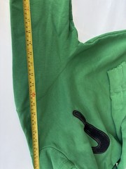 Y2K Nike Green Center Big Swoosh Pullover Hoodie SZ Large