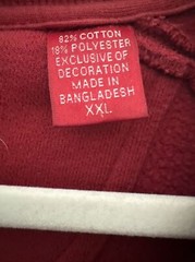 IZOD Mens XXL Red 1/4 Zip Pullover Sweatshirt Exclusive Decoration – Bangladesh!