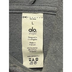 ALO Yoga Sherpa Fleece Hoodie Gray Pullover Teddy Soft Oversized Men’s Large
