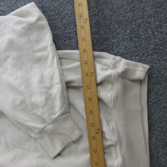 Buck Mason Sweatshirt Mens Medium White Fleece Pullover Crewneck Solid Basic