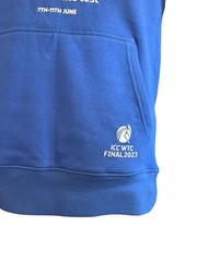 ICC World Test Championship Final 2023 Hoodie XS BNWOT Blue India Cricket-BOX7