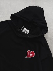 Vivienne Westwood Heart patch black hoodie size XL