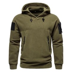 Men’s Military Tactical Hoodies Autumn Winter Fleece Sweatshirt Hooded Pullover
