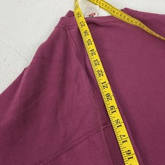 Vintage Nike Mini Swoosh Deep Red Maroon Crewneck Sweatshirt L USA Distressed