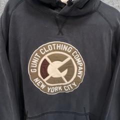 G-Unit Hoodie Mens 4XB Black Ecko Unltd Sweatshirt Y2K Vintage Hip Hop 90s