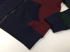 Polo Ralph Lauren VTG Gold Cookie Crest Colorblock Full Zip Fleece Hoodie Jacket