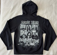 Suicide Squad Mens Small XS DC Comics Villains Black Hoodie Sweatshirt Harley S