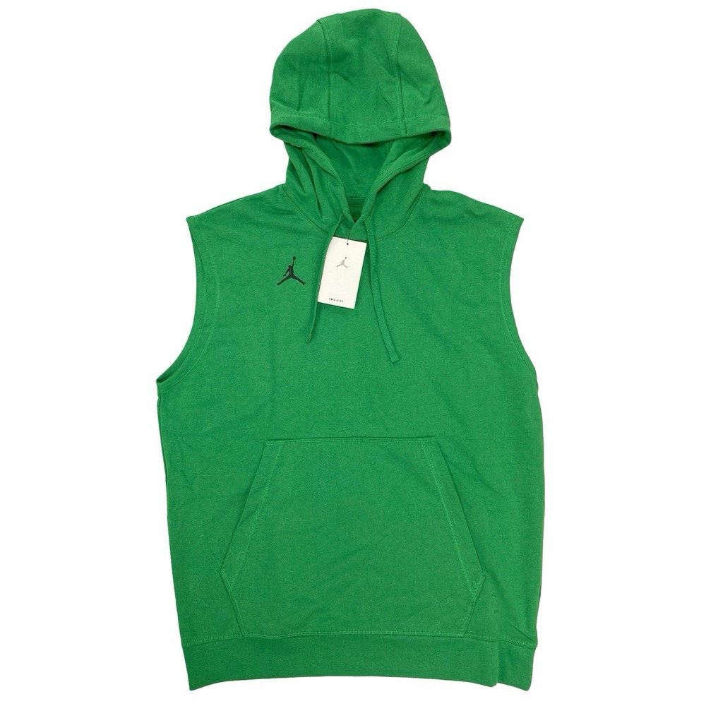 Jordan Dri-FIT Sleeveless Pullover Training Hoodie Size L Green DQ7946-388