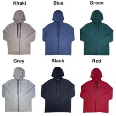 Member’s Mark Men’s Active Full Zip Hoodie Cotton/Polyeste Zippered Front Pocket