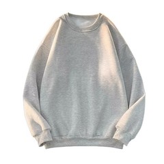Plush Casual Wear Men O-Neck Sweatshirt Round Neck Design Ideal For Spring