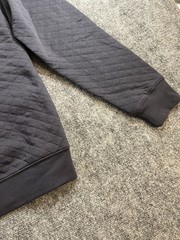 Goodfellow & Co Men’s Quilted Mock Neck Snap Pullover Sweatshirt Navy M