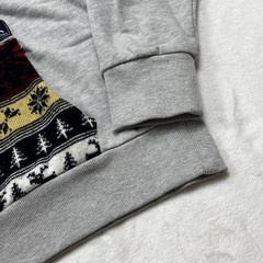 Picture Organic Clothing Hoodie Mens L Gray Christmas Holiday Sweater Knit