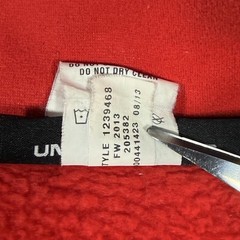 Under Armour Sweatshirt Mens XL Red 1/4 Zip Fleece Pocket Pullover Athletic