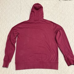 Psycho Bunny Burgundy Logo Patch Pullover Hoodie Men M