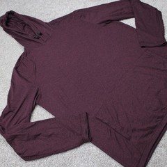 01. Algo Hoodie Men Large Red/Black 01. Performance Quick Dry UV SPF 40+ Stretch