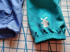 ADULT LARGE DUTCH BROS TEAL/BLUE/PURPLE HOODED WINDBREAKER – NWT