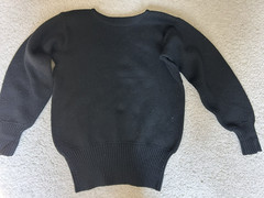 Bowdoin College 100% Worsted Wool Letter Sweater early 1970’s; Size Medium