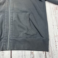 VTG Polo Ralph Lauren Lined Hoodie Mens Sz Large Gray Full Zip Logo Classic