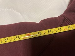 Triple Five Soul 555 Hoodie VTG Y2K Mens XL Burgundy Yellow T5S NYC Baggy Stitch