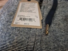 NWT Prana Cardiff Men’s Fleece Hoodie SMALL Sustainable Cozy Casual (JSC3)