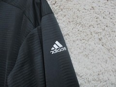 Adidas Sweater Small Adult Black Full Zip Pockets Hoodie Stretch Modern Mens S