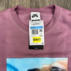 Nike SB Skate Fleece Crewneck Sweater Size Medium Adult Unisex Plum Dust White